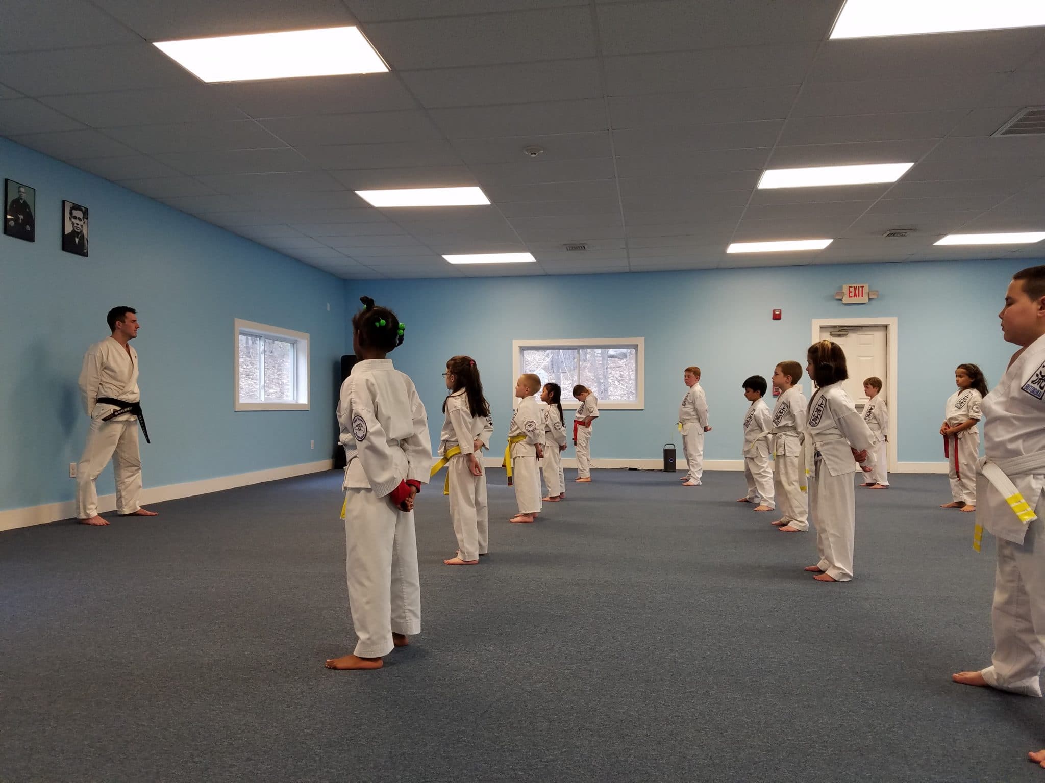 Instructor Brian Edmonds Leading a Class at Neil Stone's Karate Academy