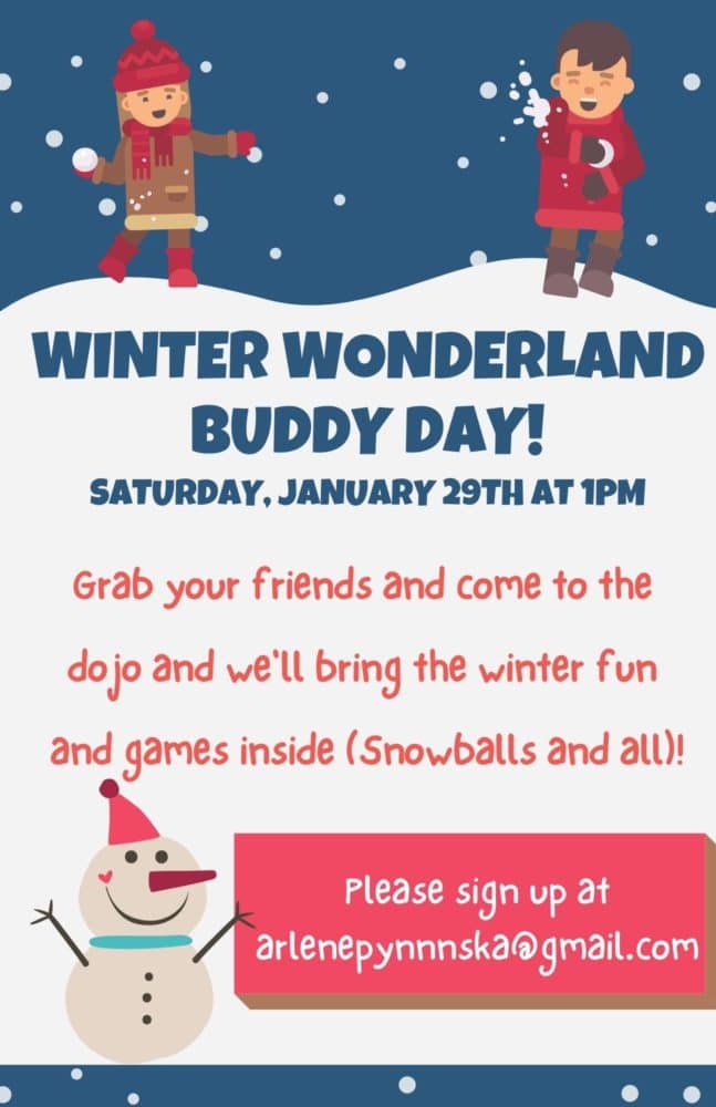 January 29th – Winter Wonderland Buddy Day