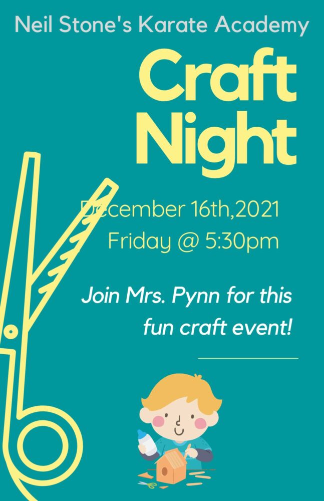 December 16th – Craft Night