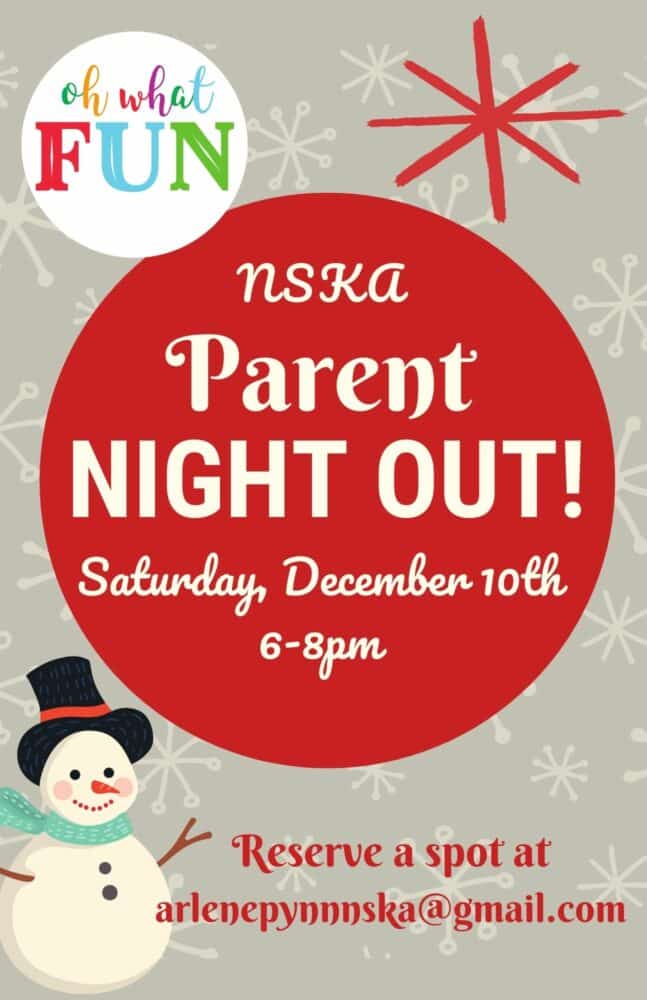 December 10th – Parent Night Out