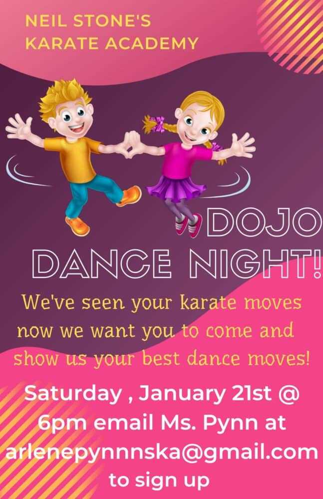 January 21st – Dojo Dance Night